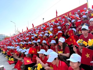 THẦY TRÒ TRƯỜNG THCS MƯỜNG THANH THAM GIA LỄ KHAI MẠC ĐẠI HỘI TDTT TỈNH ĐIỆN BIÊN LẦN THỨ XII NĂM 2026.