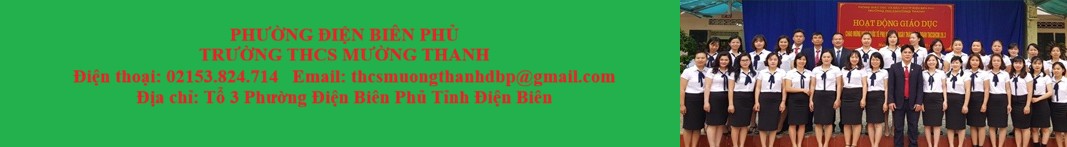 Trường THCS Mường Thanh - Phường Điện Biên Phủ