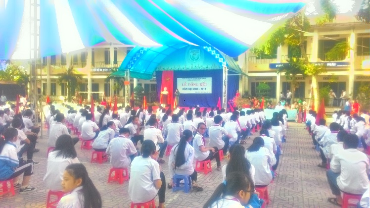 Không khí trước buổi lễ tổng kết